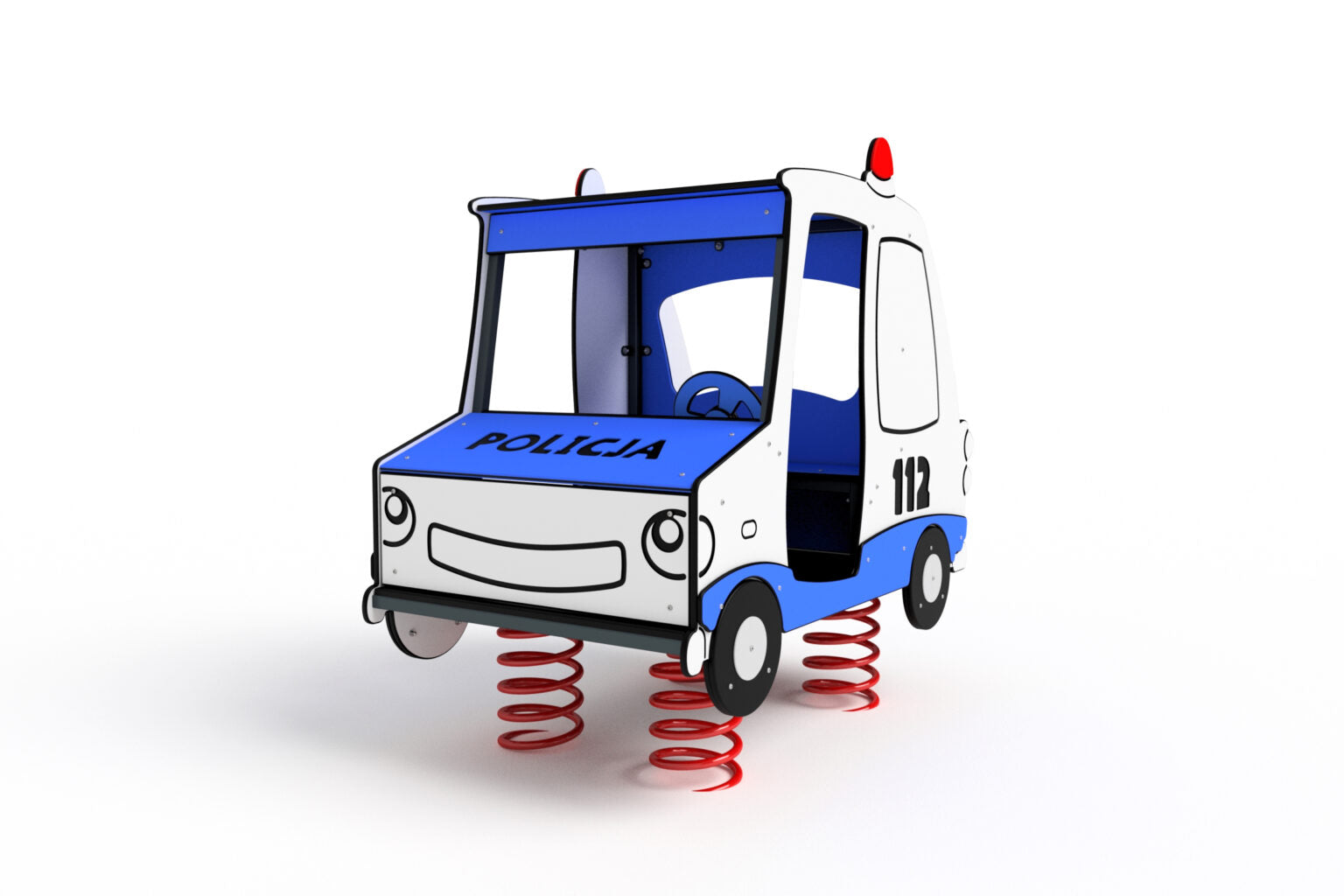 3705S Polizeifahrzeug auf Federn Ansicht 2