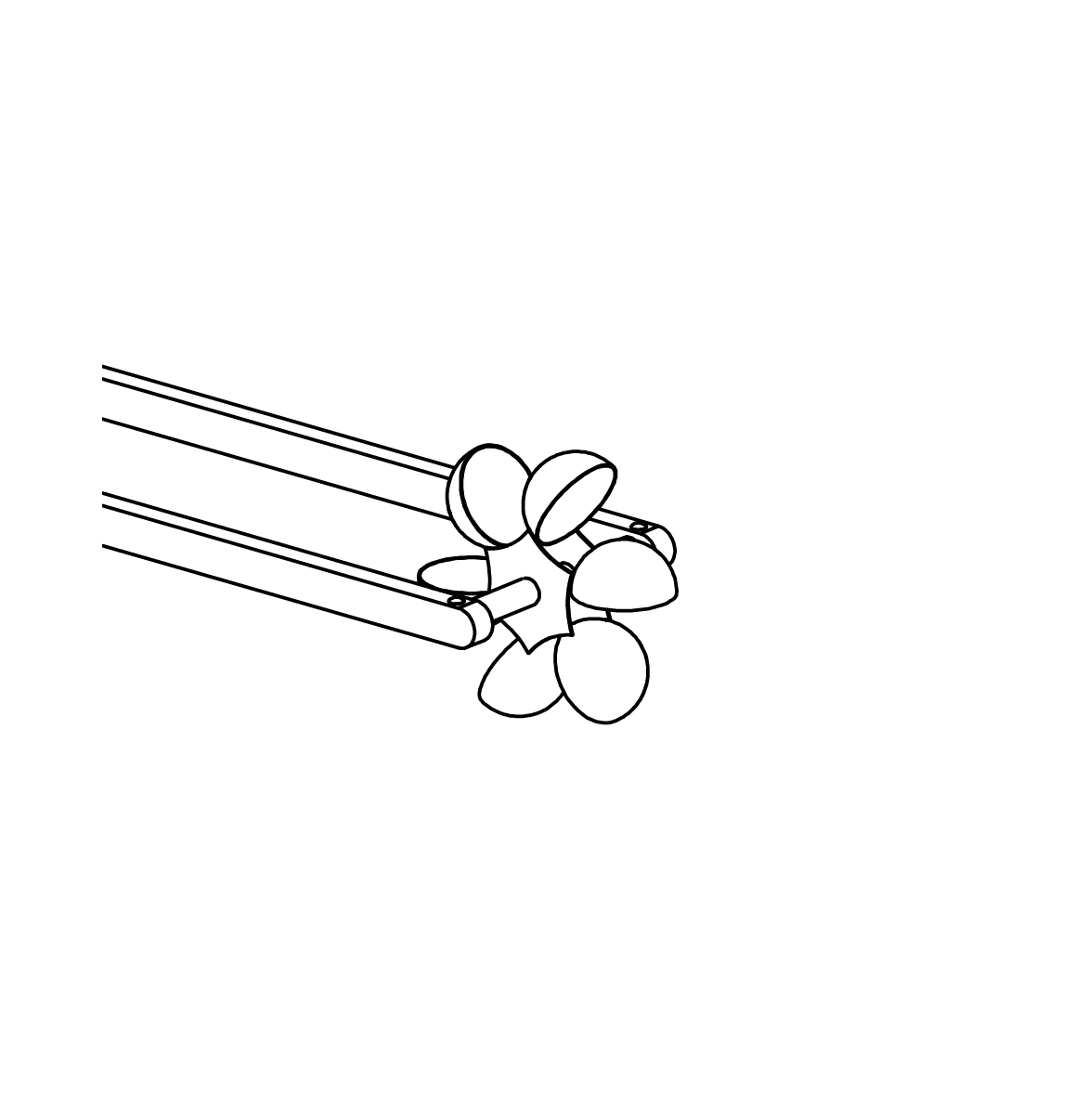 Kleines Schaufelrad Ansicht 2