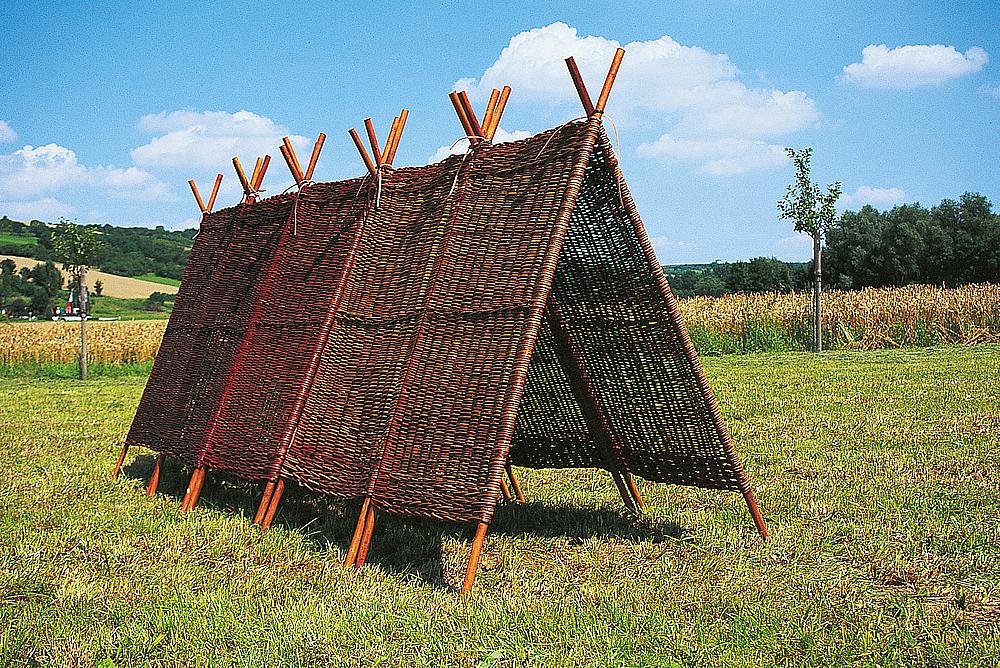 Weidenpyramide 2-tlg., eibe