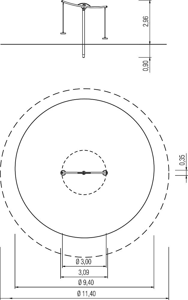 Pendelkarussell Hyperion Ø 3,10 m Ansicht 5