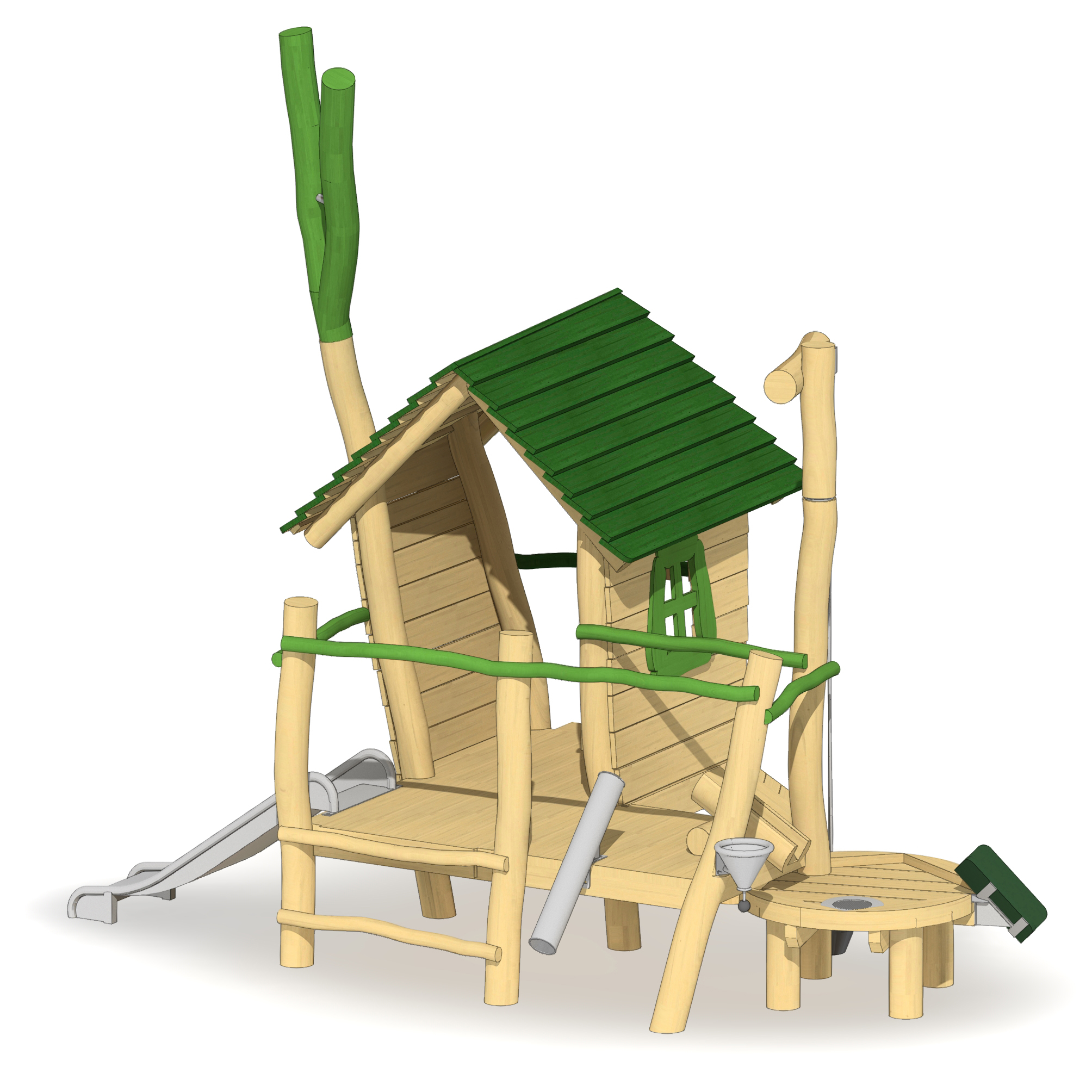 Minispielanlage Waldhaus Ansicht 5
