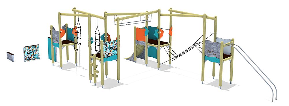 Spielanlage Urban Climbing Ansicht 4
