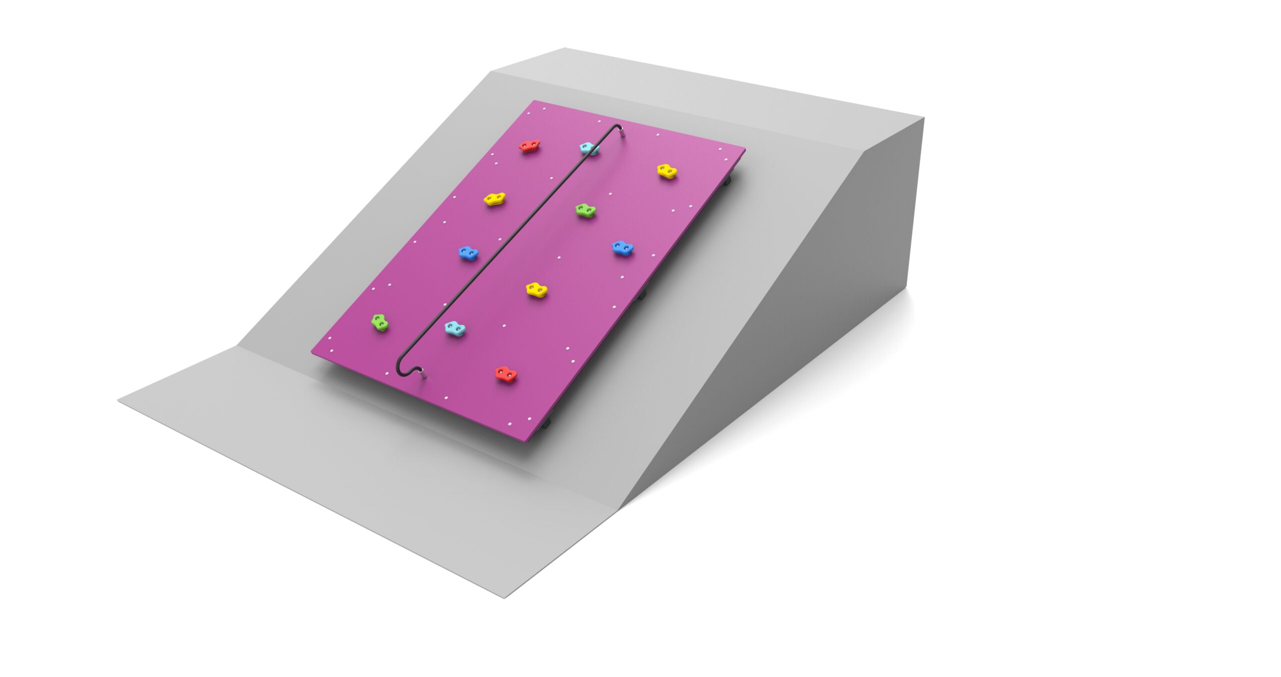 Kletterwand mit Hang Ansicht 2