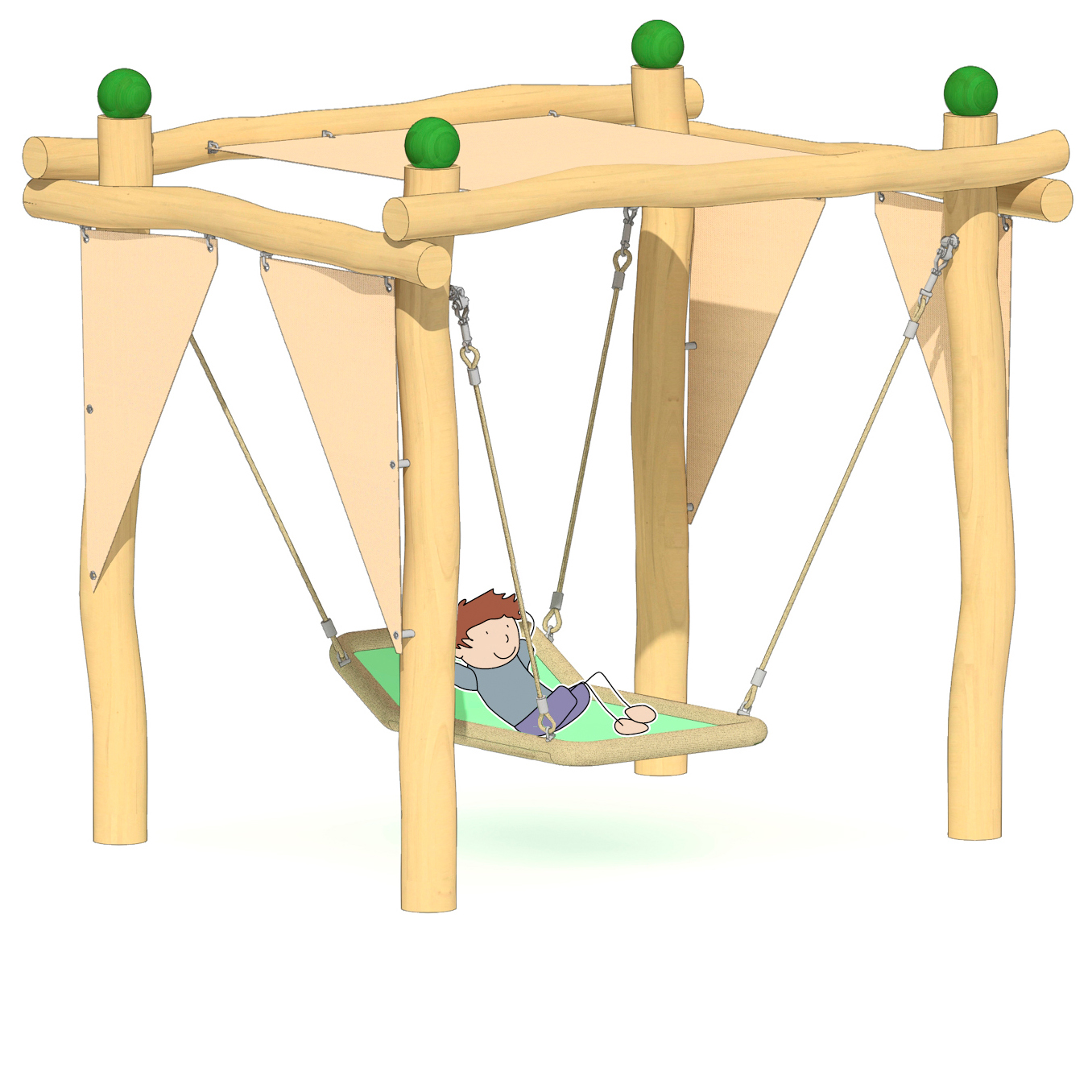 Himmelbett-Schaukel