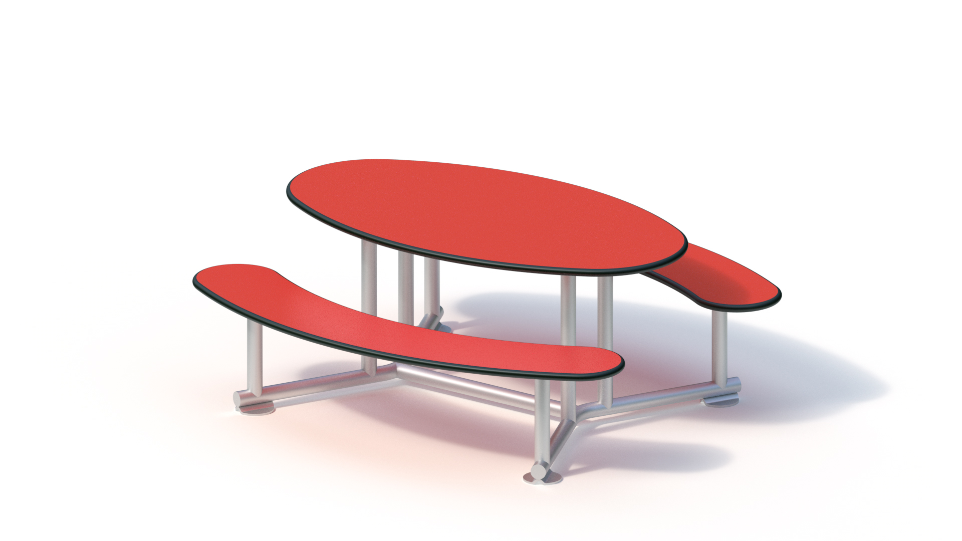 Spieltisch (oval) Ansicht 2