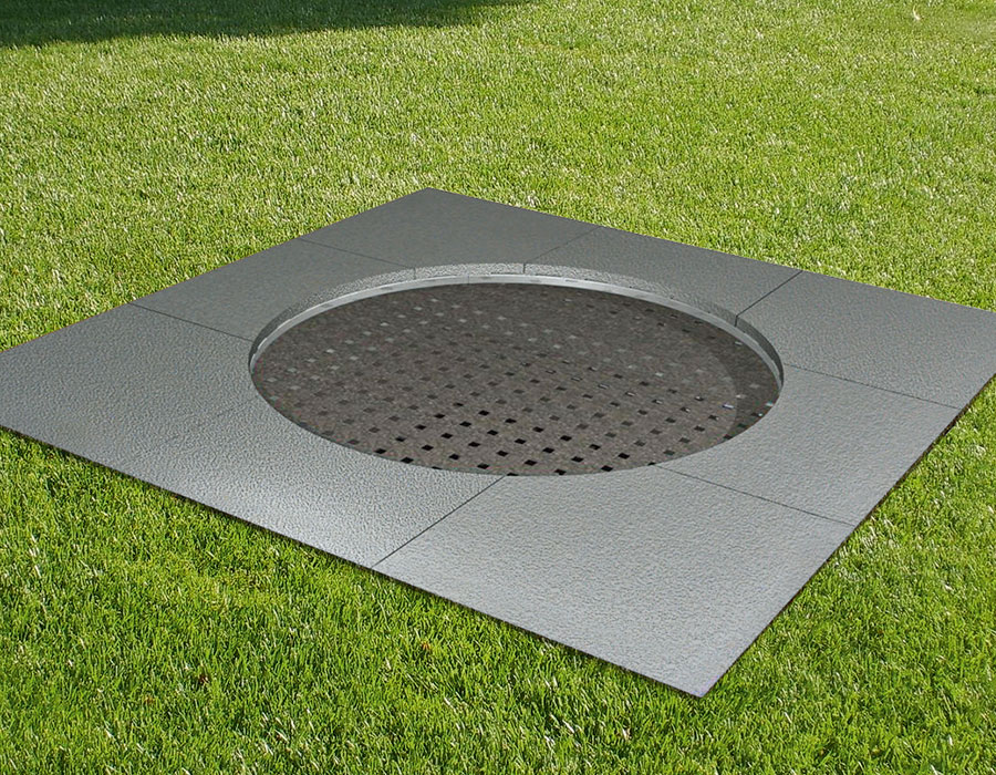 Trampolin Rund Ansicht 3