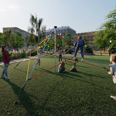 Huck Seilspielgeräte Seilpyramide „Super-Climb“