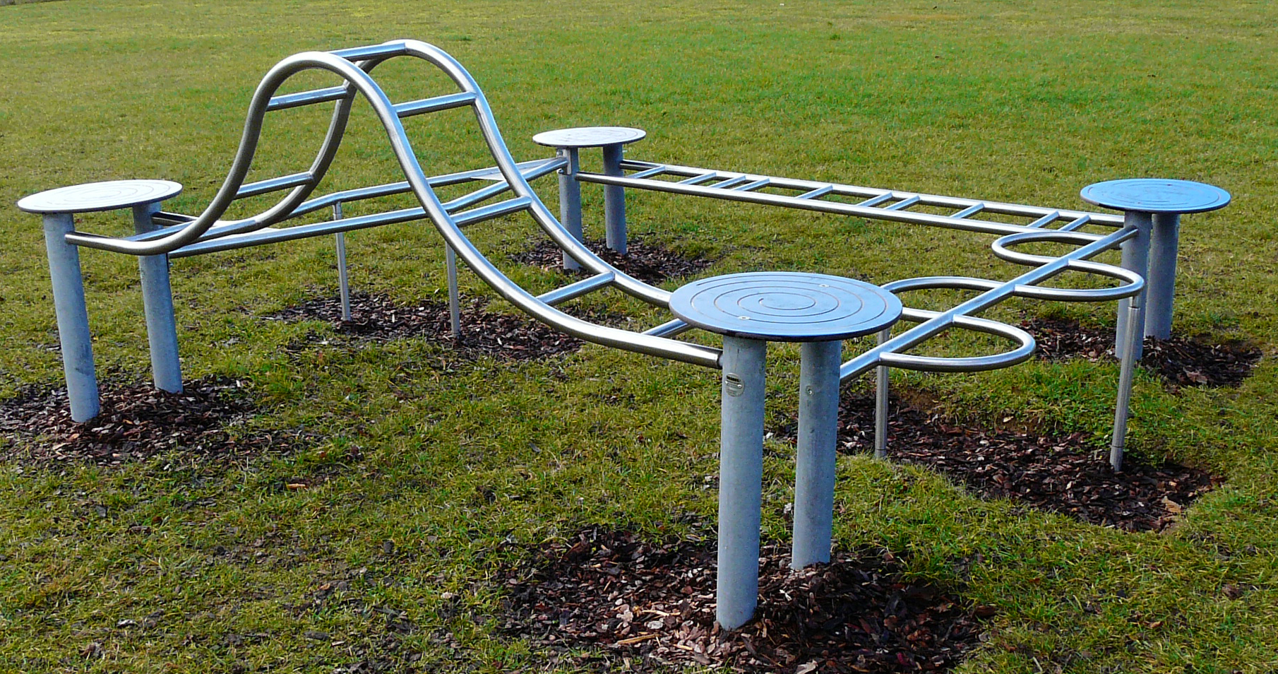 Balancierparcours Planeten-Krieger Ansicht 2