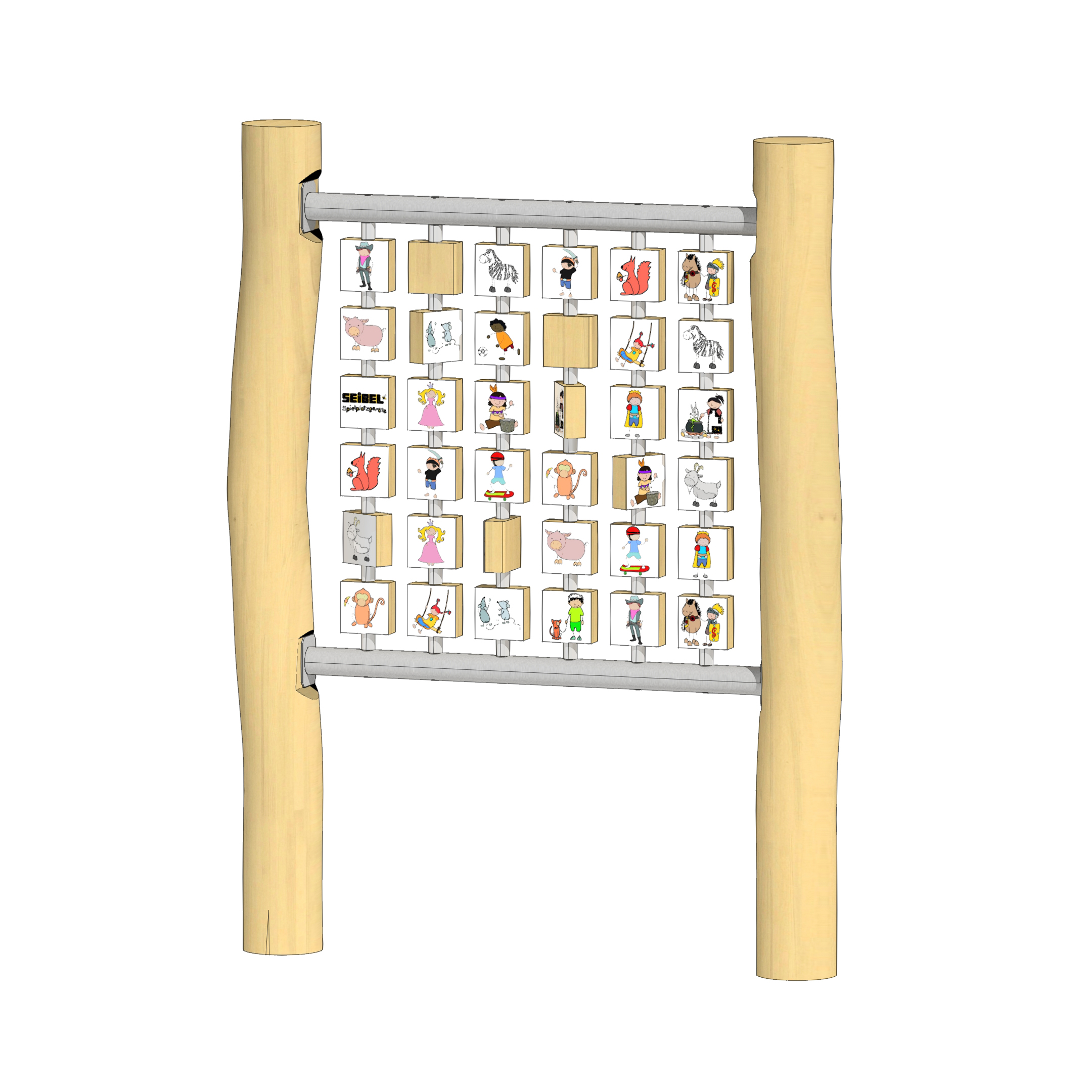 Spiel Memory SEIBEL mit 2 Pfosten