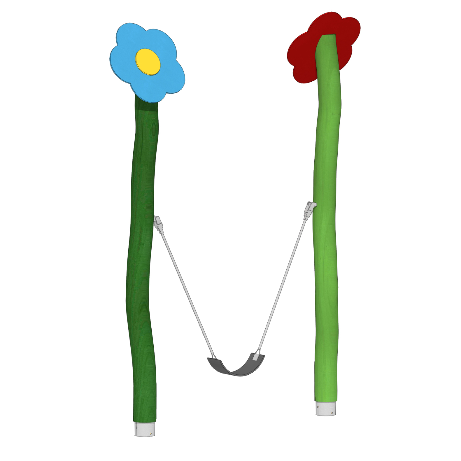 Blumen-Bauchschaukel