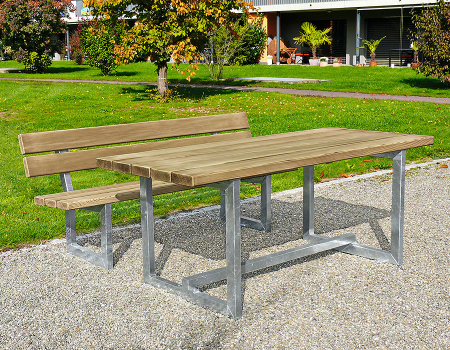 Parktisch Sedero Kiefer Ansicht 3
