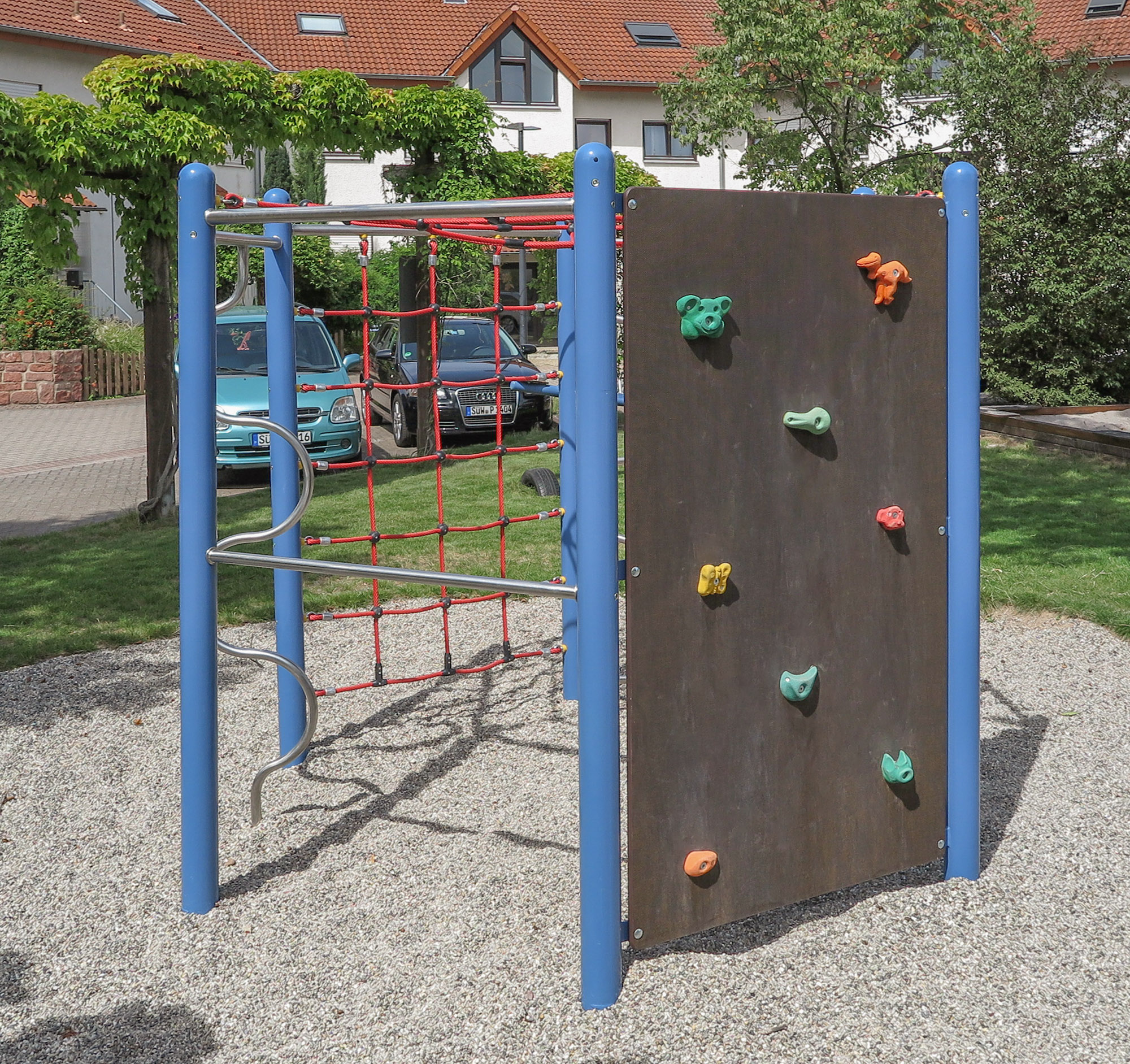 Sechseckanlage H200cm Dachnetz Ansicht 4