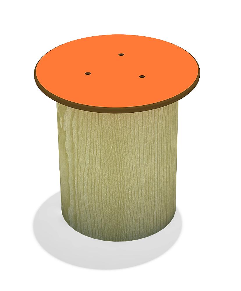 Sitzhocker Ansicht 1