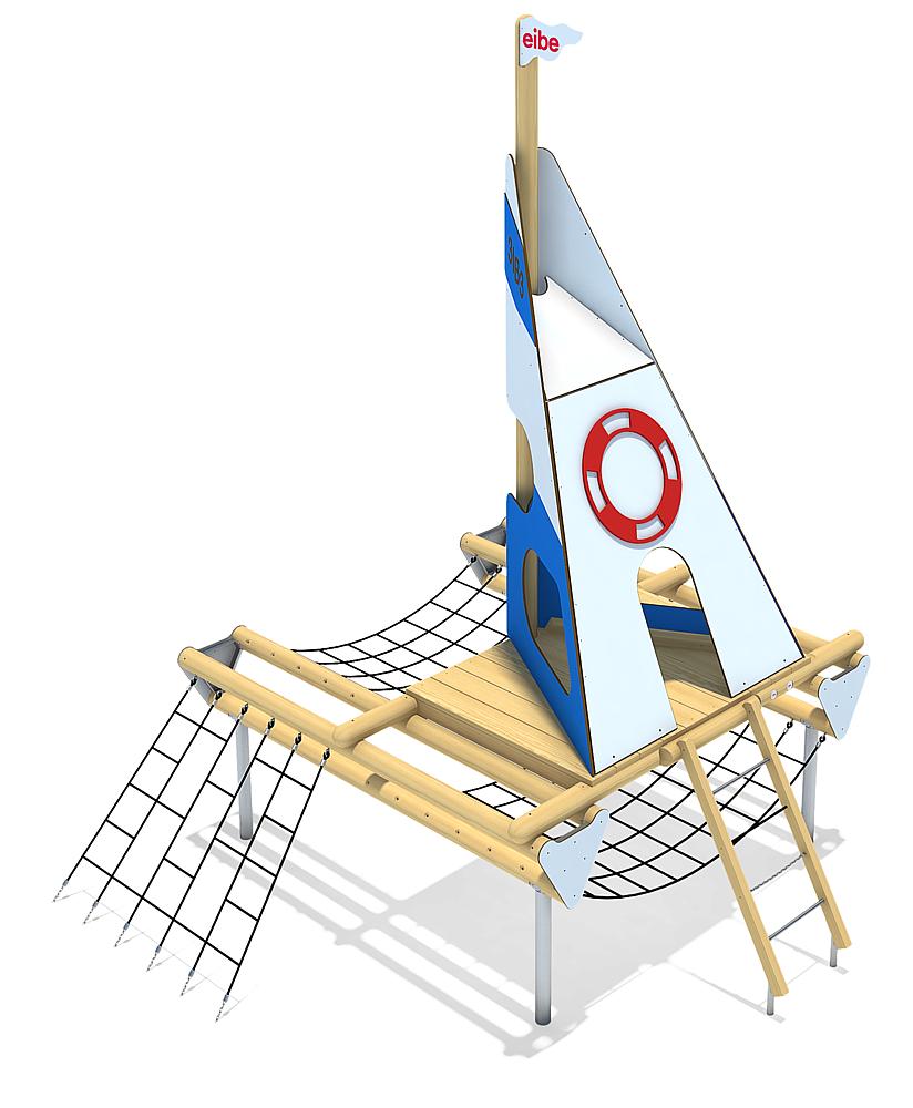 Spielschiff Katamaran Ansicht 4