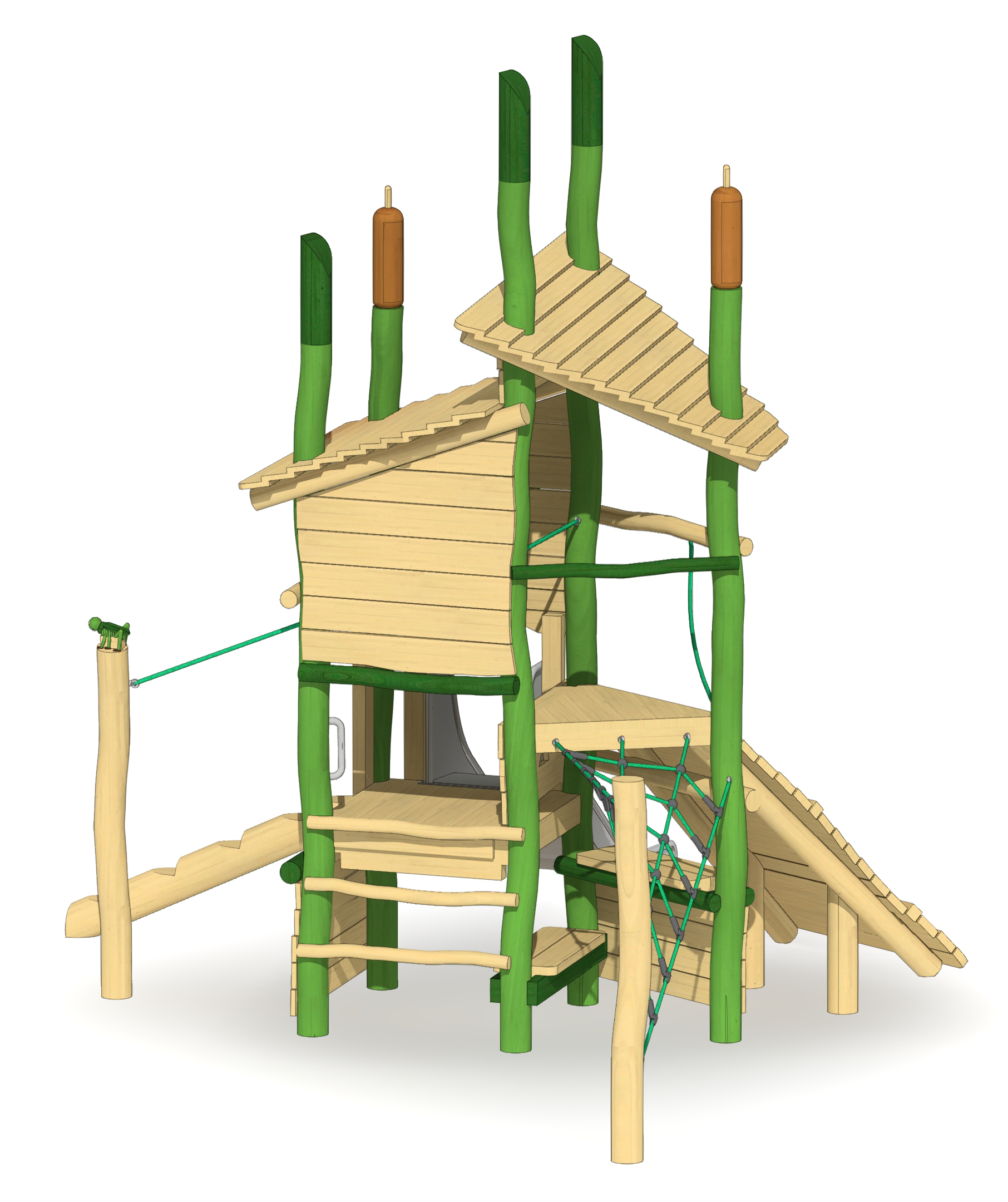 Abenteuerturm Grashüpfer 2.0 Ansicht 5