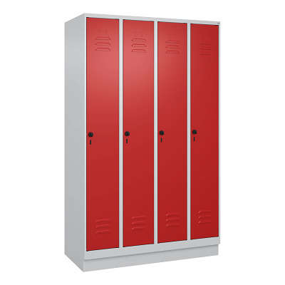 C+P Garderobenschrank „Classic Plus“, Abteilbreite 30 cm, mit Sockel, Sport-Thieme