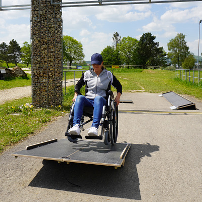 Pedalo Rolli-Parcours Station „Wippe“ Ansicht 2
