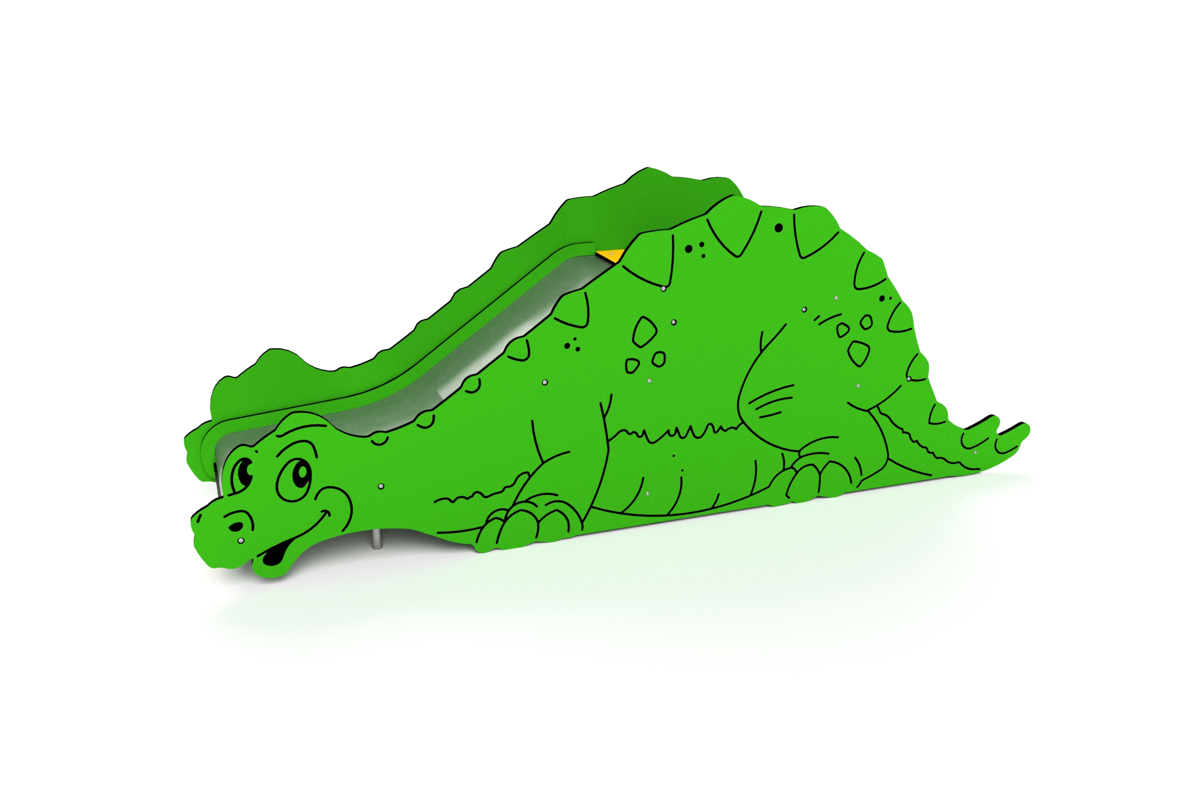 3014S-2 Dino-Rutschbahn mit Röhre Ansicht 2
