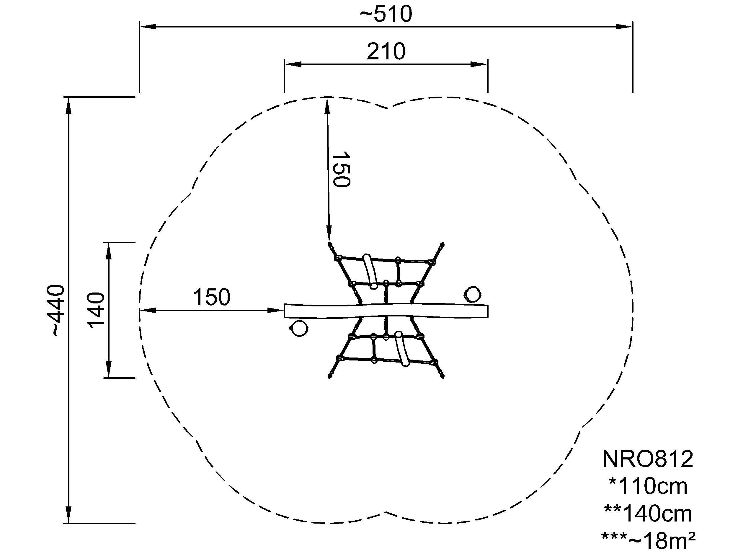 Doppel-Kletternetz NRO812 Ansicht 4