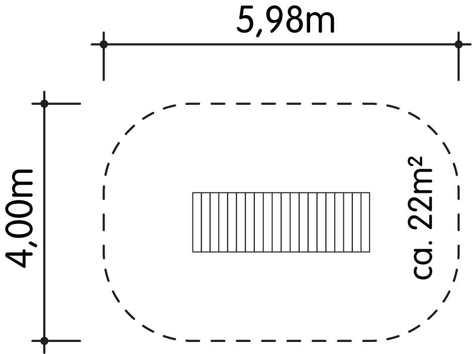 Bogenbrücke 3m Ansicht 4