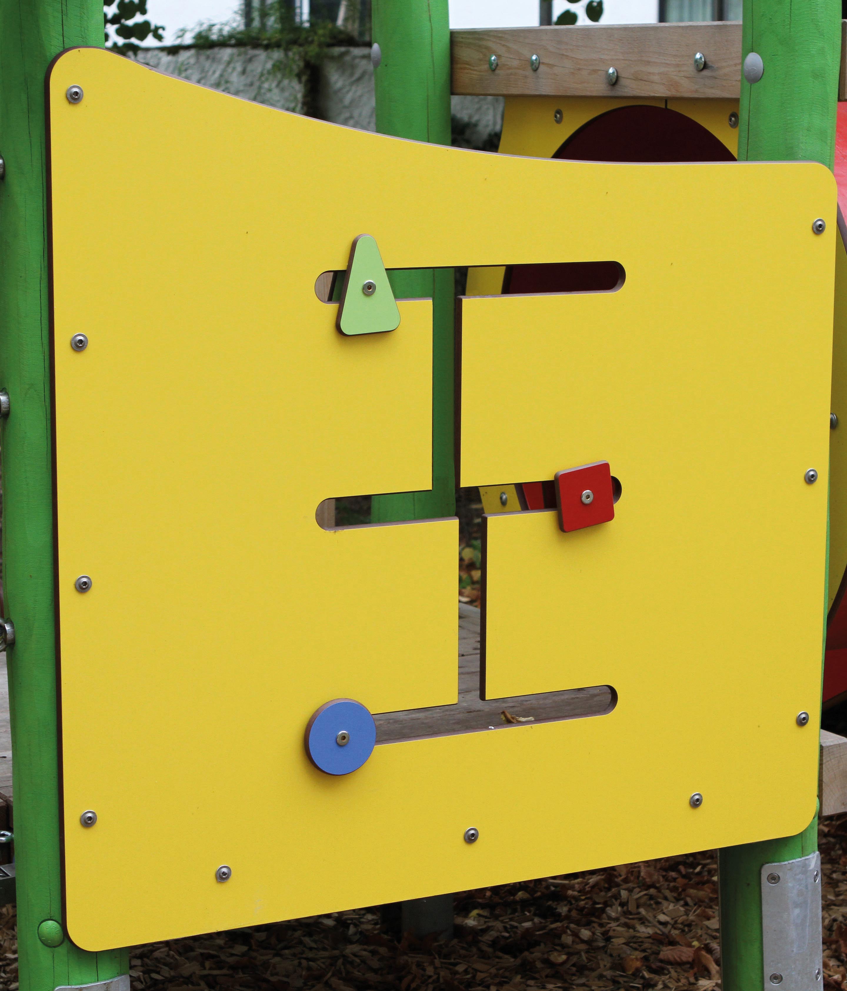 Schiebe-Labyrinth HPL mit 2 Pfosten