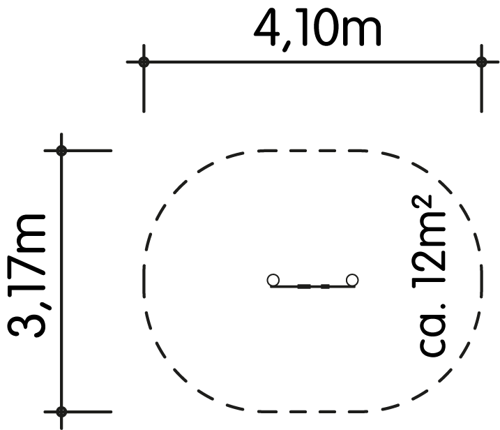 Schiebe-Labyrinth HPL mit 2 Pfosten Ansicht 5