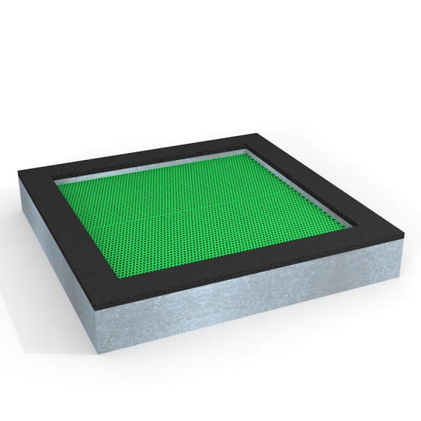 Quadratisches Trampolin (200 cm), Larslaj