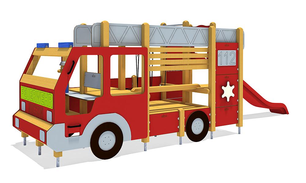 Feuerwehrauto, Solo Ansicht 1
