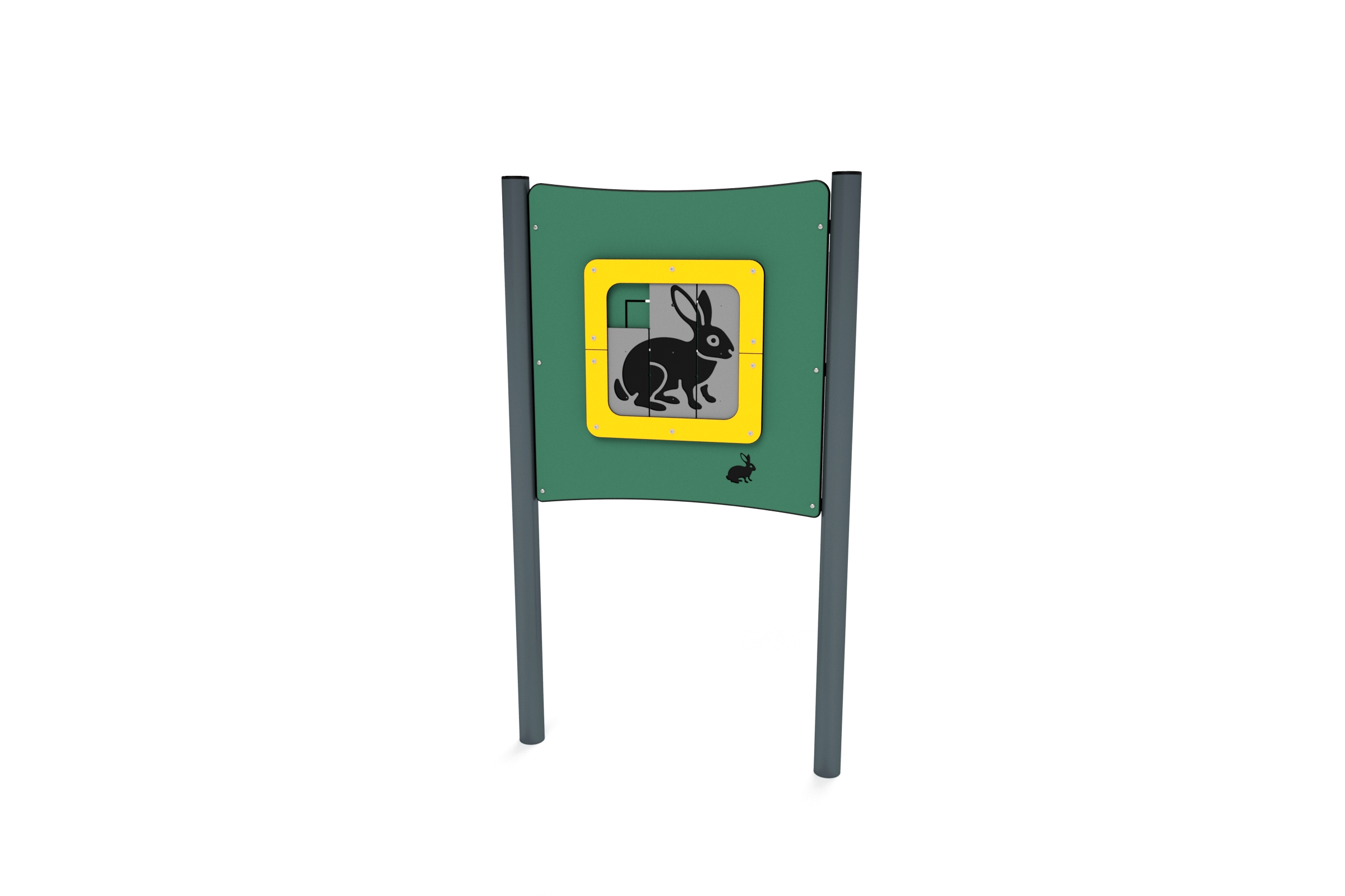 3336S Spieltafel Puzzle-Hase Ansicht 3