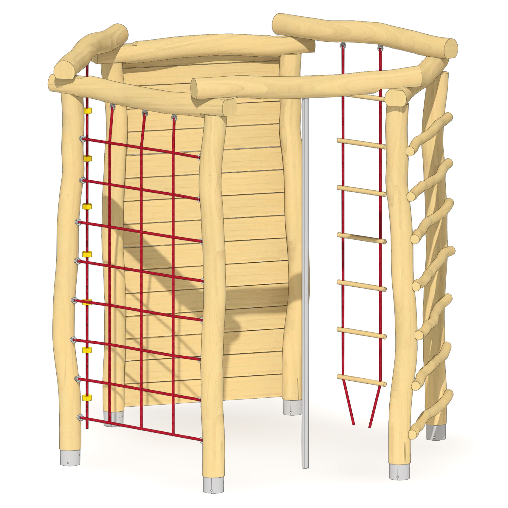 Sechseckanlage H250cm Free-Cl. statt Reckstange