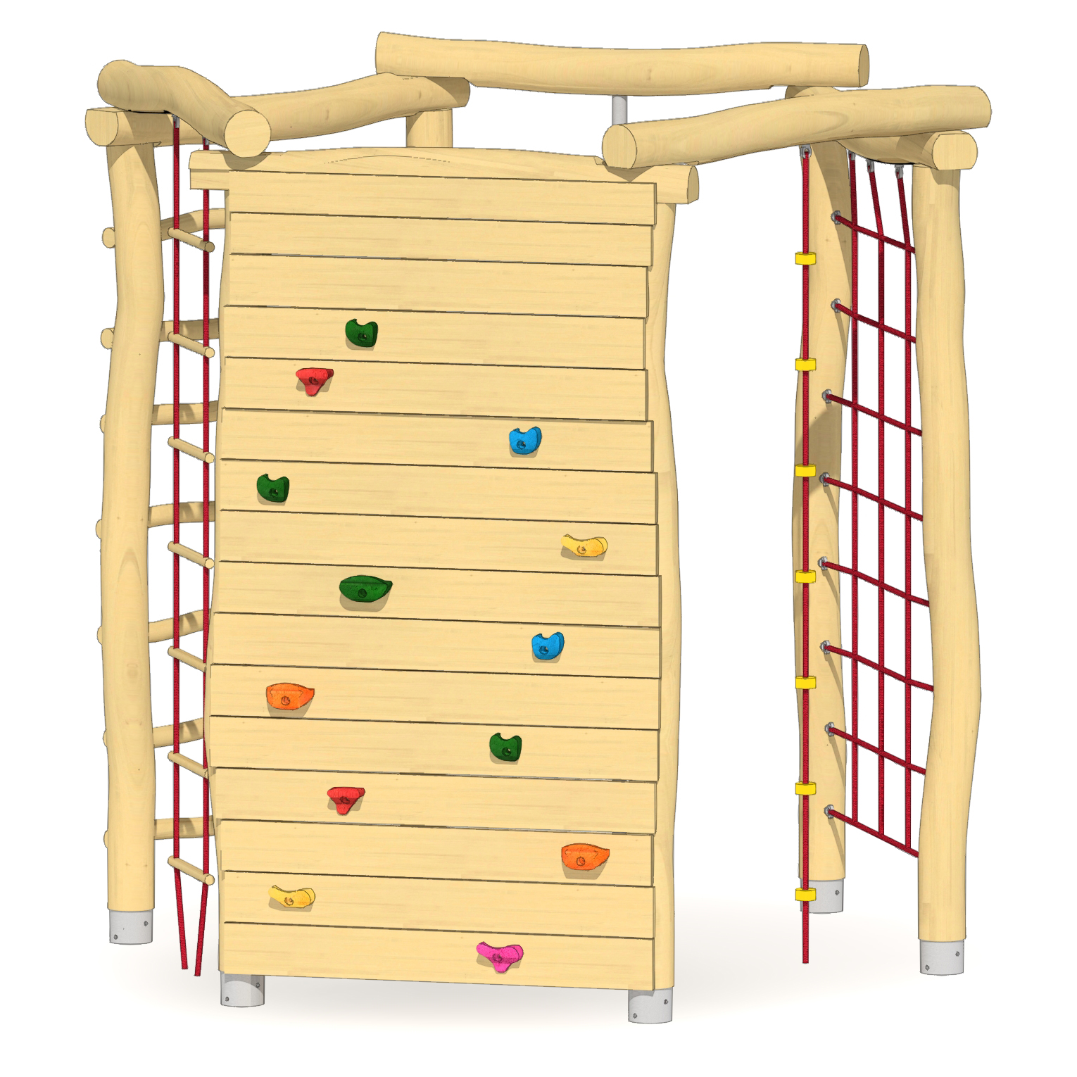 Sechseckanlage H250cm Free-Cl. statt Reckstange Ansicht 4