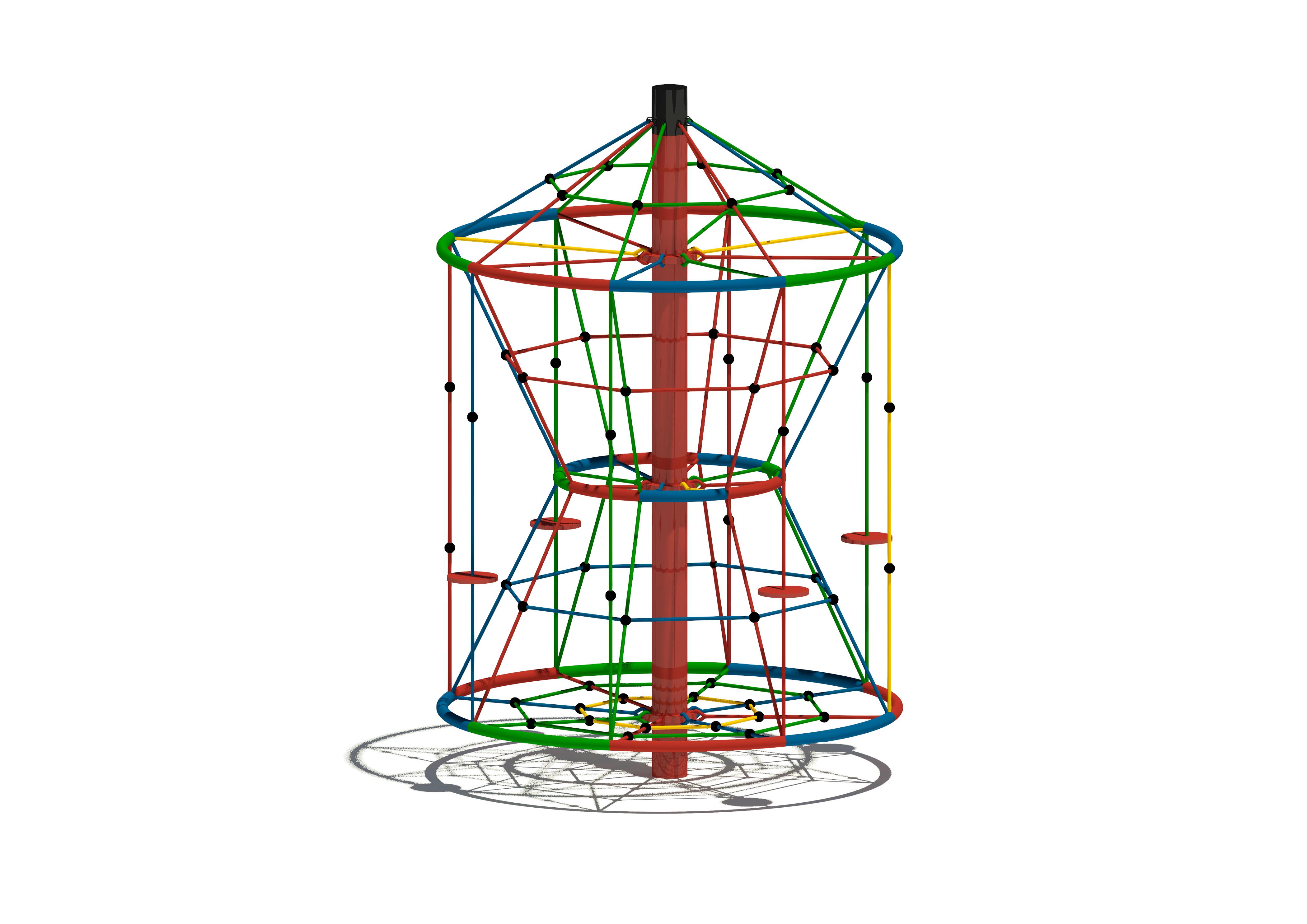 Drehbarer Kletterturm Typ E 6104, Maier Spielplatzgeräte
