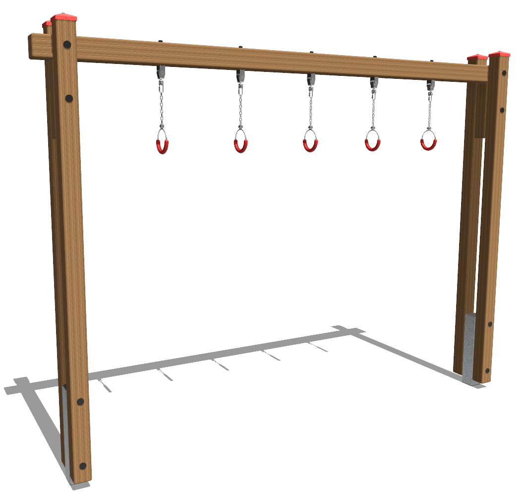 Hangelringe aus Kantholz, Fuchs Thun