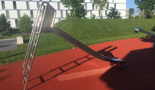 Edelstahl Leiterrutsche 150 cm