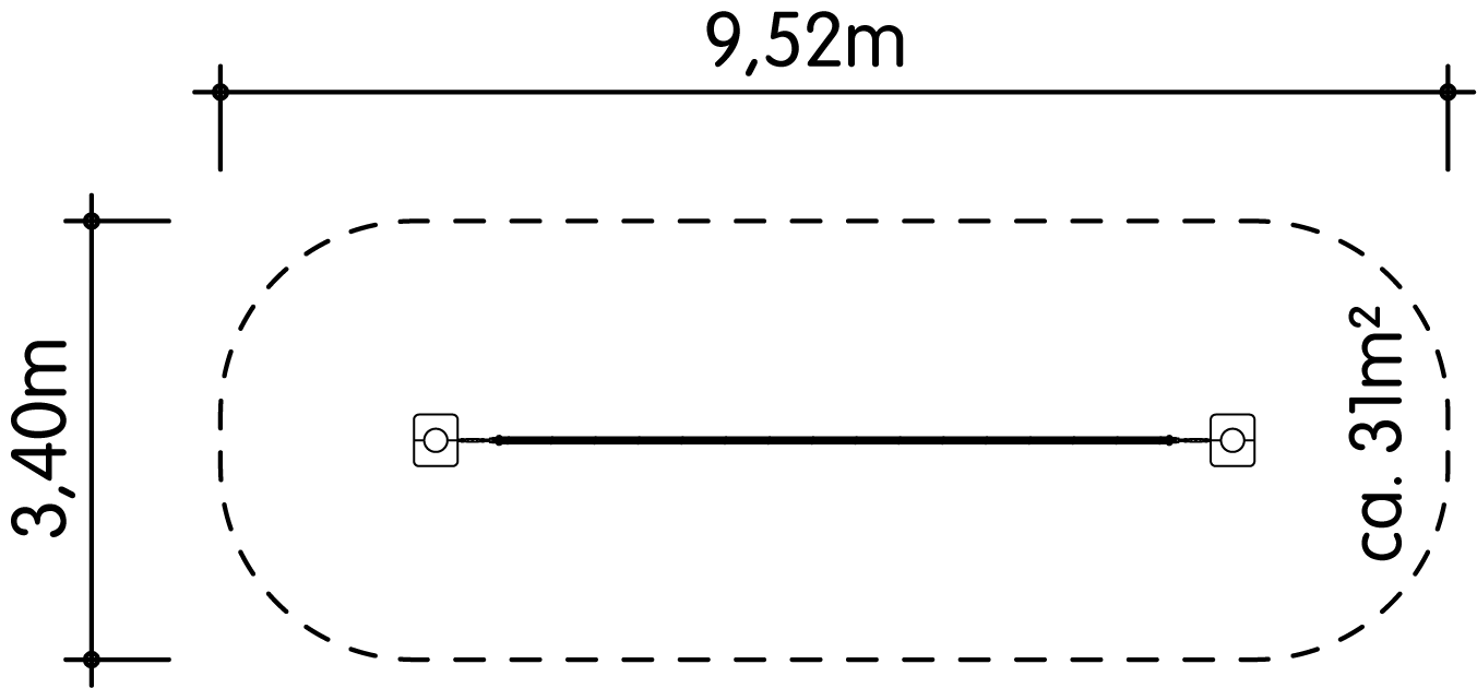 Slackline 6m Ansicht 4