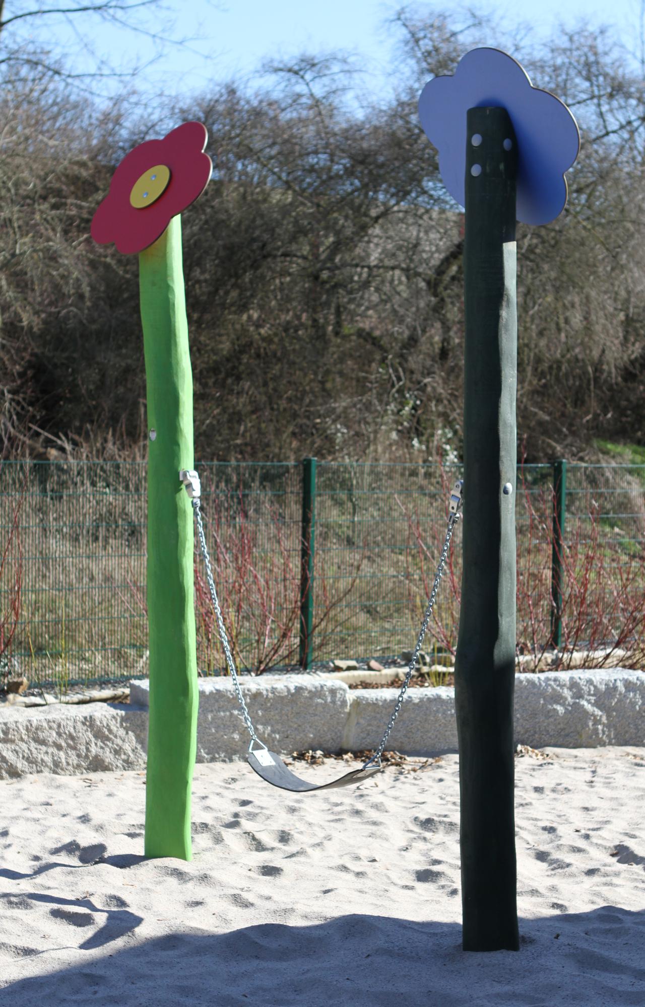Blumen-Bauchschaukel