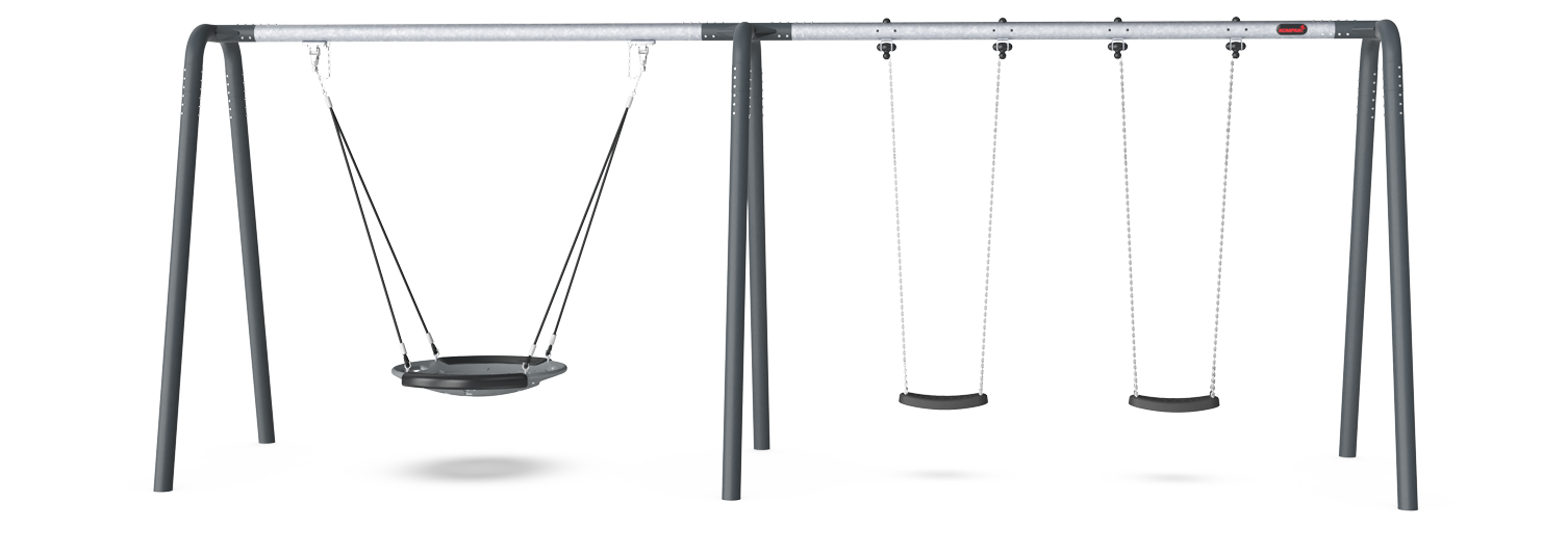 Schaukel-Kombi, Höhe 2,5 m, Schalennest Ø 100 cm KSW92009 Ansicht 4