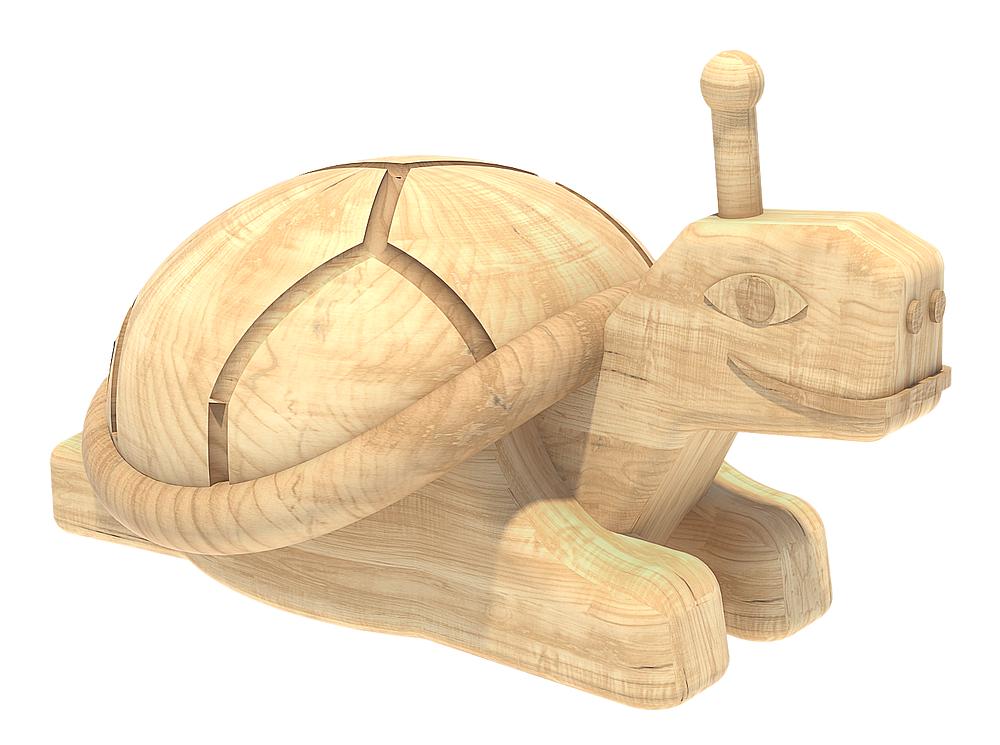 Federtierkörper Schildkröte