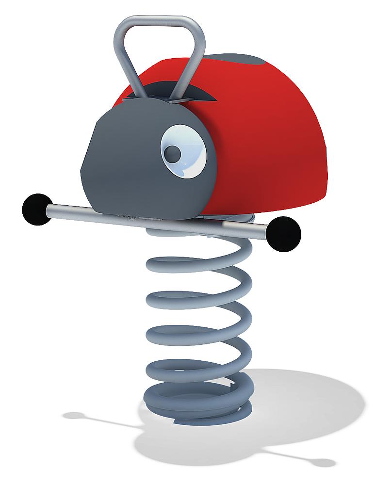 Federwippe Marienkäfer Ansicht 4