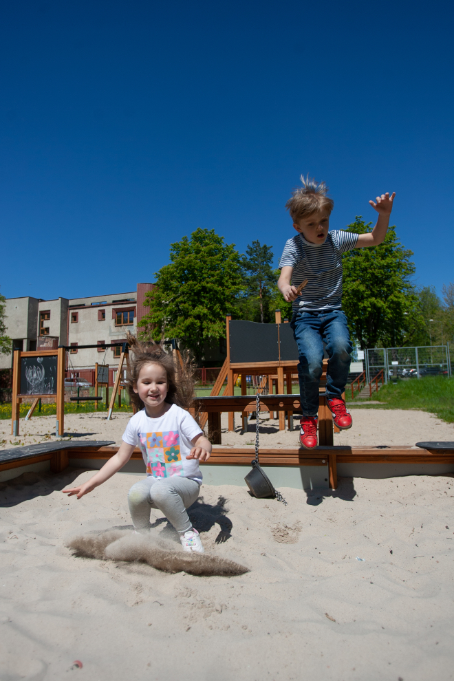 Barrierefreie Sandkasten Ansicht 3
