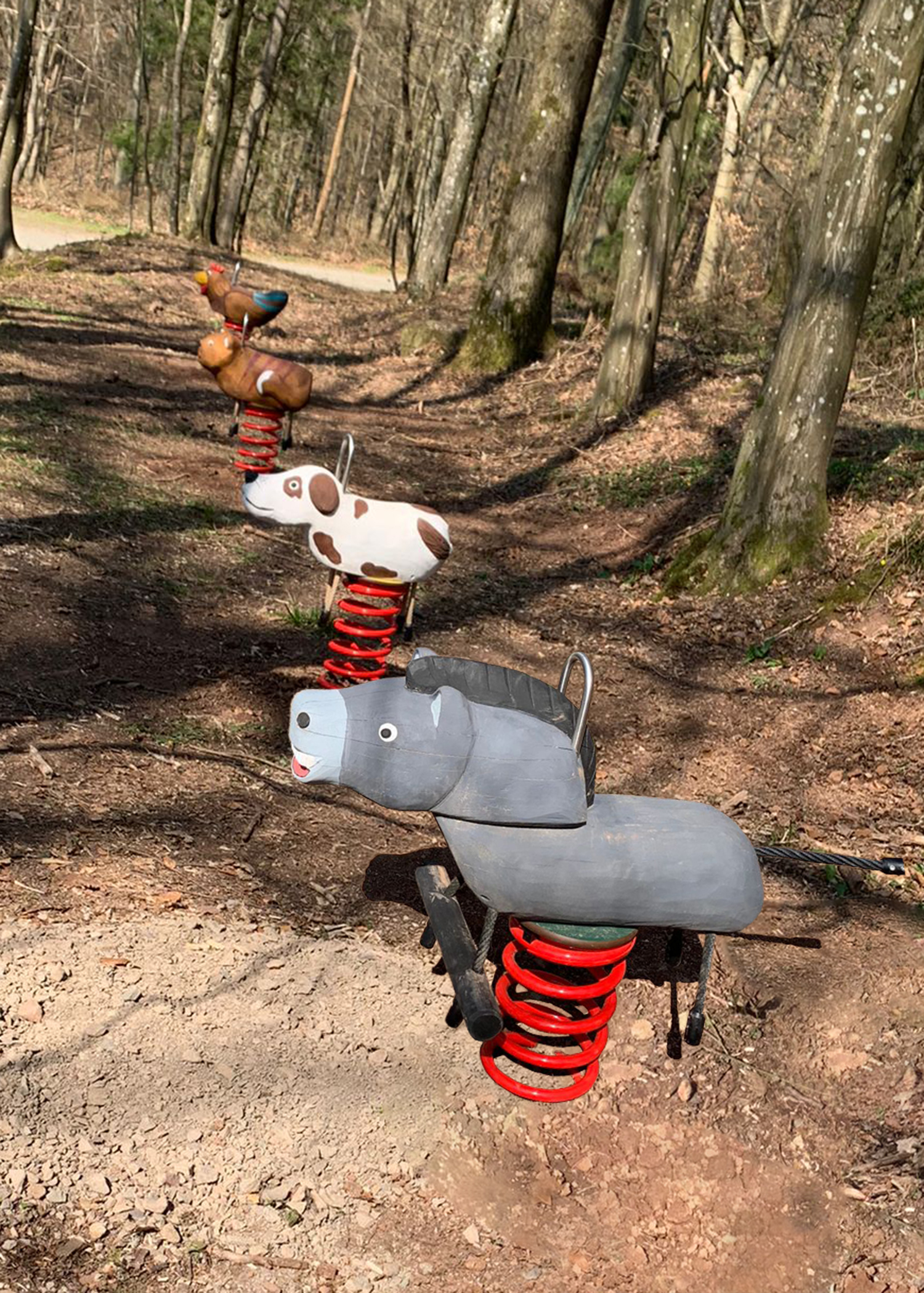 Wippgerät Esel Ansicht 4