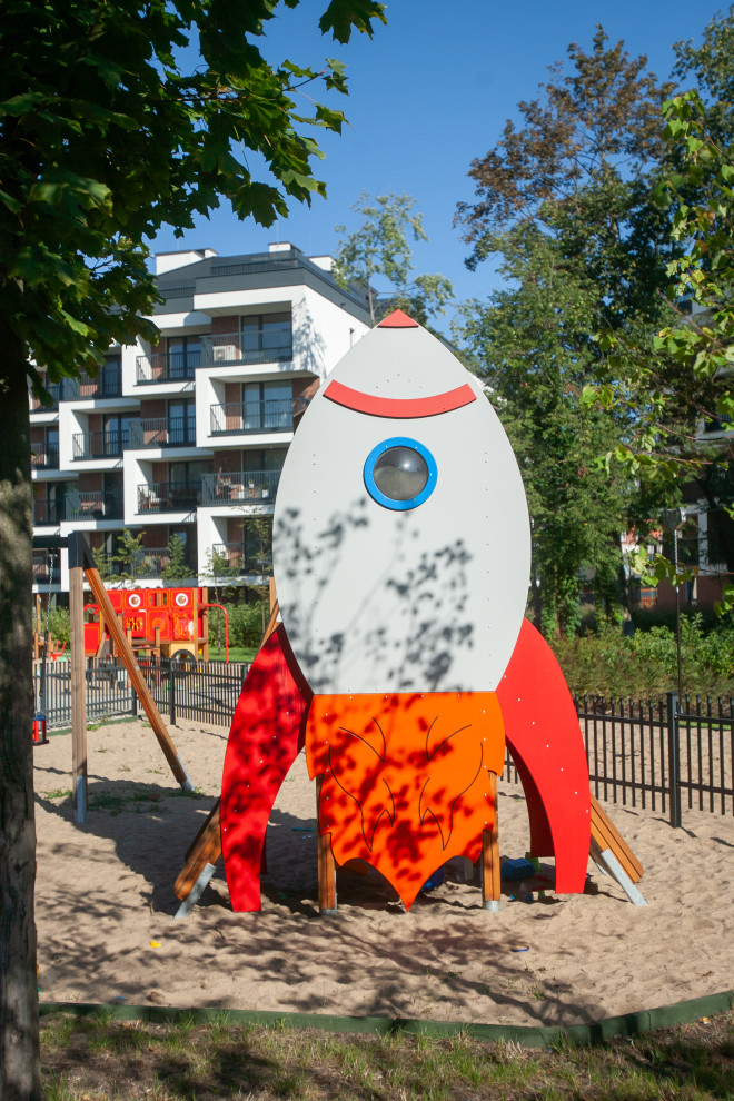 Weltraumrakete Spielhaus Ansicht 4