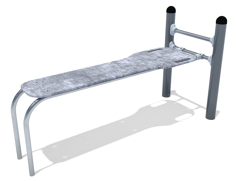 Calisthenics Sit-up Bank gerade