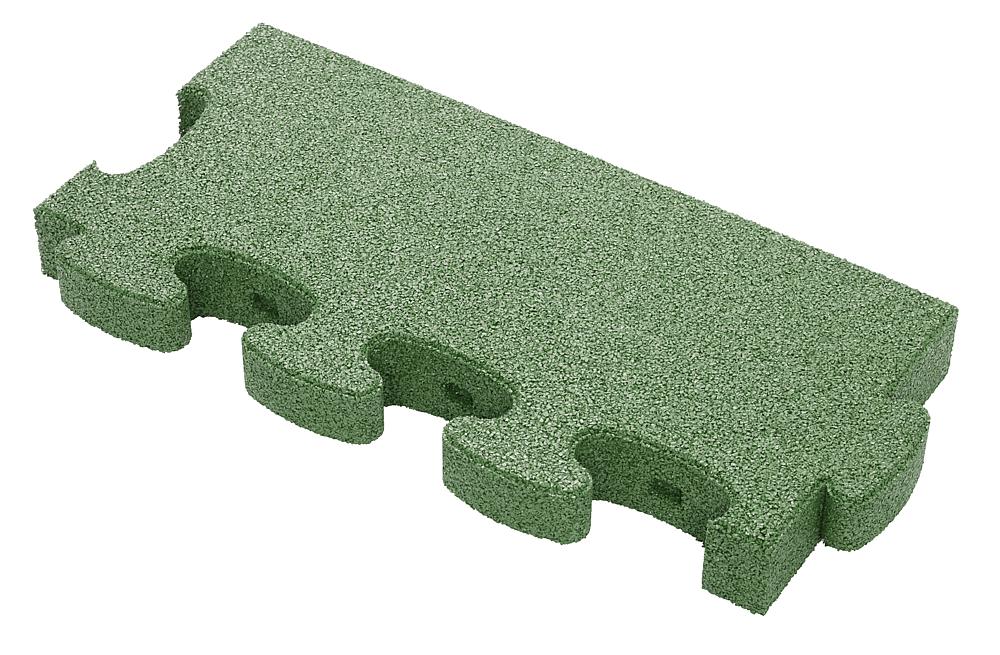 Puzzle Mat 3D Randplatte ohne Zwischenelement 60 mm grün Ansicht 4