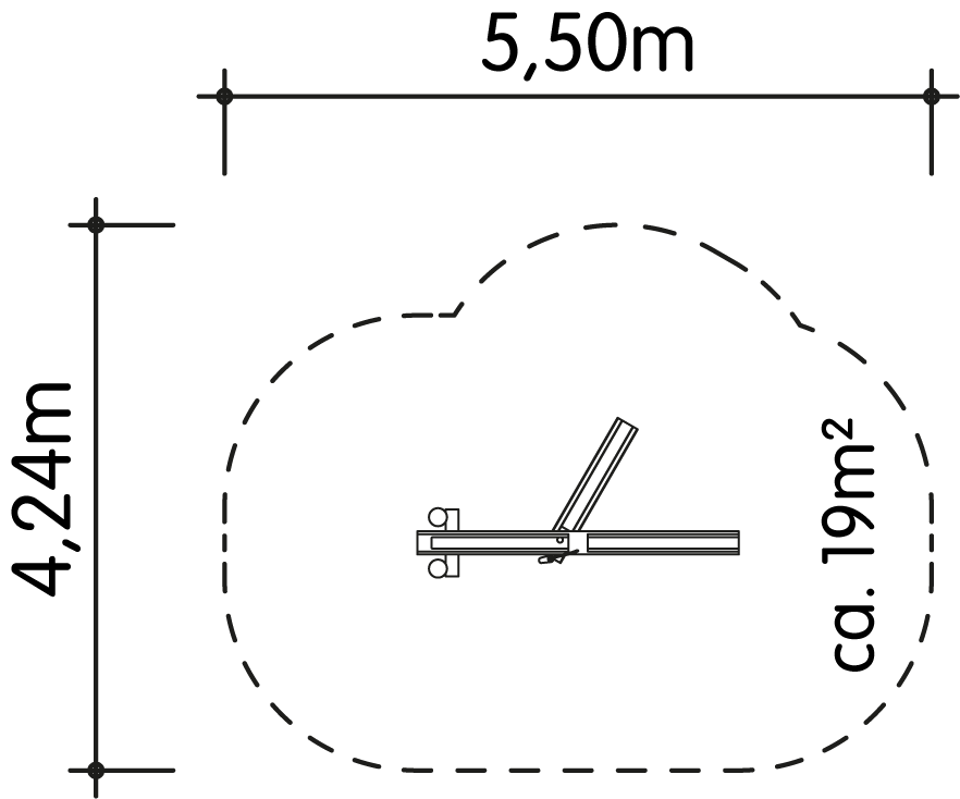 Abzweigrinne mit Tunnel und Verschluss Ansicht 4