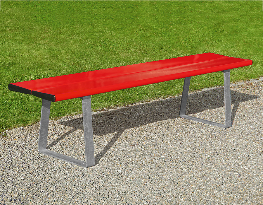 Parkbank Aluminium Ansicht 3