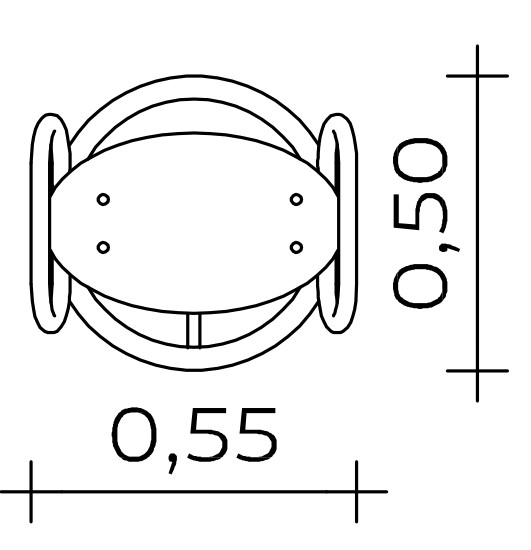 Jugendhocker (0,80) Ansicht 3