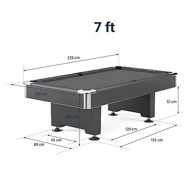 Automaten Hoffmann Billardtisch „Club Pro III“ mit Holzspielfeld Ansicht 6