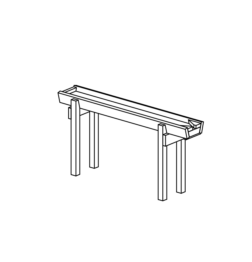 Wasserrinne massiv, Richter Spielgeräte