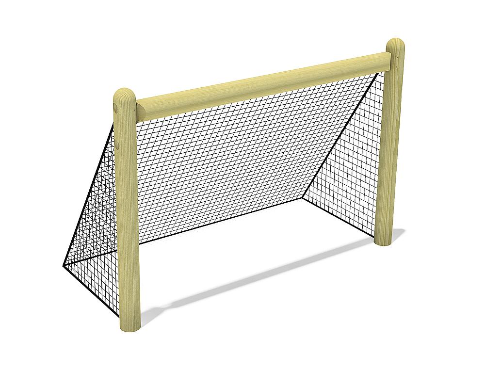 Holztor mit Netz klein Ansicht 1